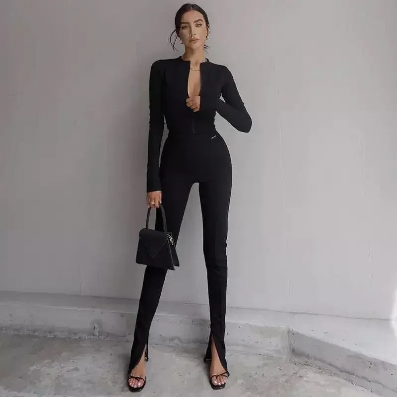 Women Office Elastic Pants | Fashionsarah.com