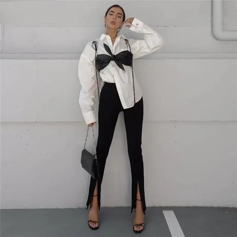 Women Office Elastic Pants | Fashionsarah.com