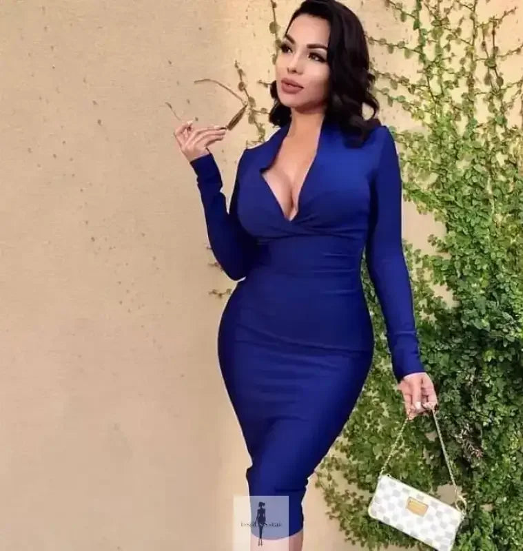 Fashionsarah.com Fashionsarah.com V-neck Bodycon Dress