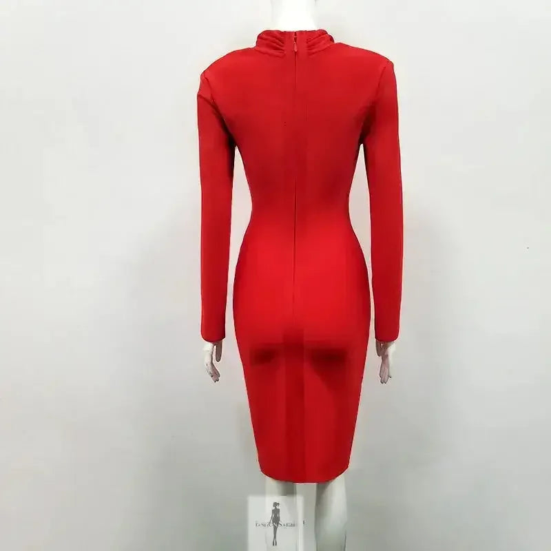 Fashionsarah.com Fashionsarah.com V-neck Bodycon Dress