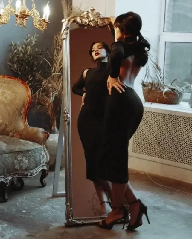 Backless Midi Dress | Fashionsarah.com