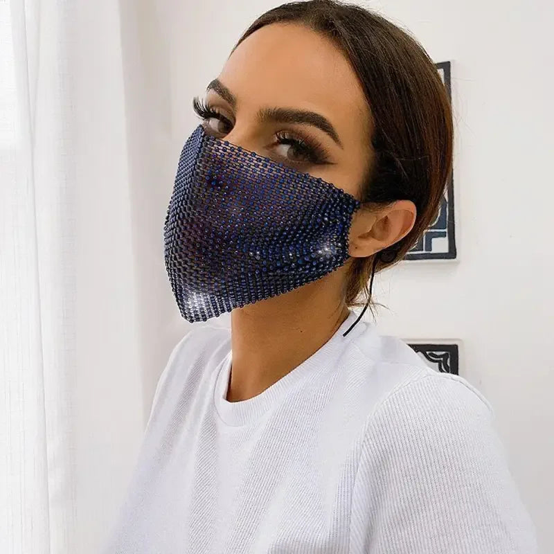 Rhinestone Colorful Facemask | Fashionsarah.com
