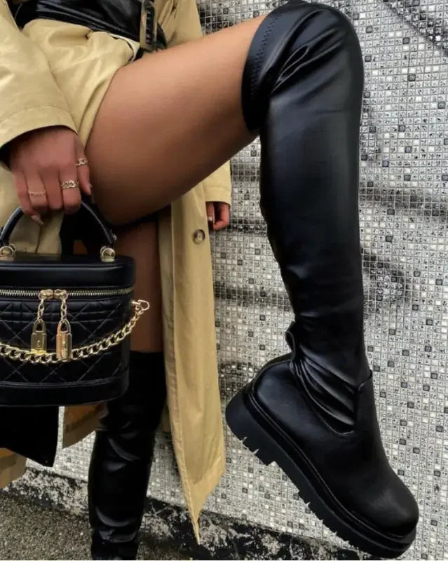 Black Biker Boots | Fashionsarah.com