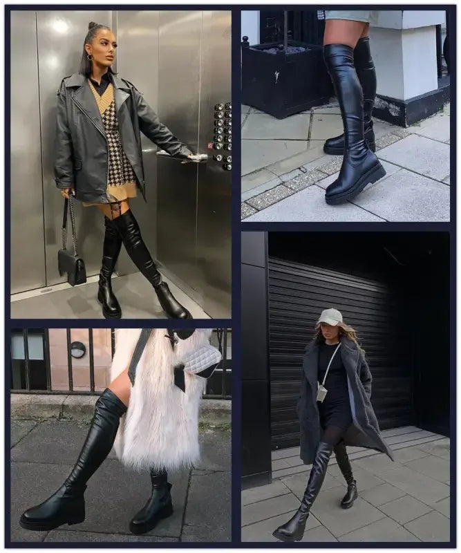 Black Biker Boots | Fashionsarah.com