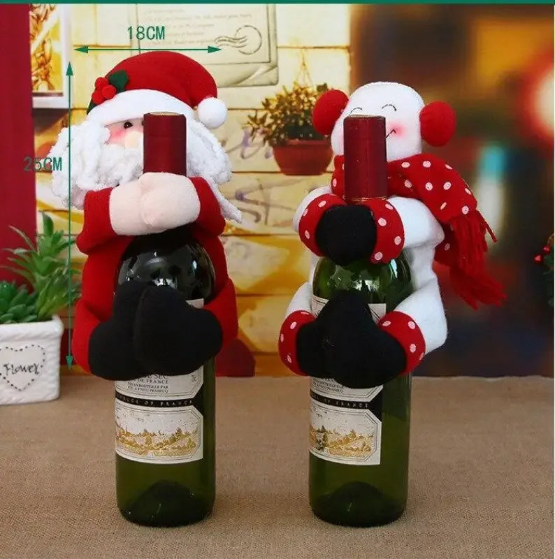 Christmas Wine Cover | Fashionsarah.com