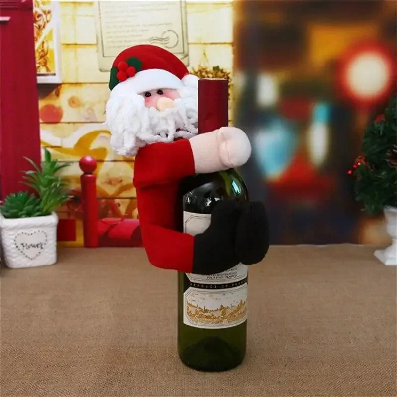Christmas Wine Cover | Fashionsarah.com