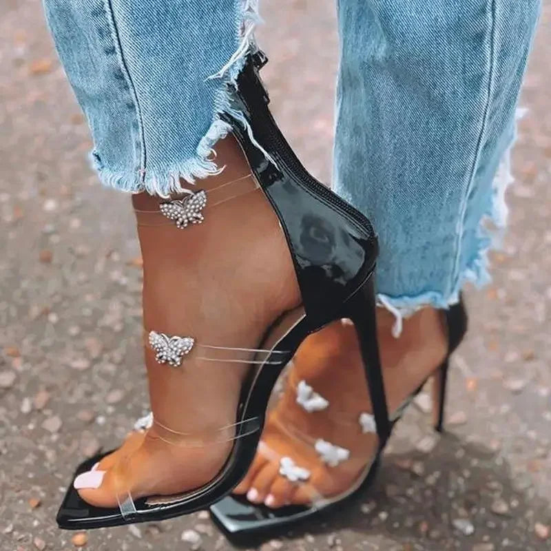 Butterfly Summer Heels | Fashionsarah.com