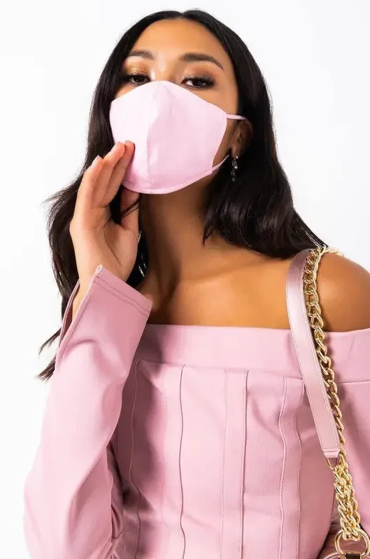 Leather Fashion Face Mask | Fashionsarah.com