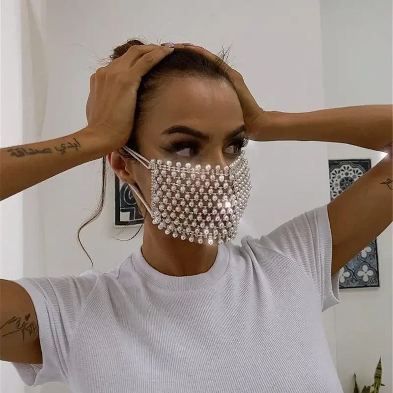 Pearl Face Mask | Fashionsarah.com