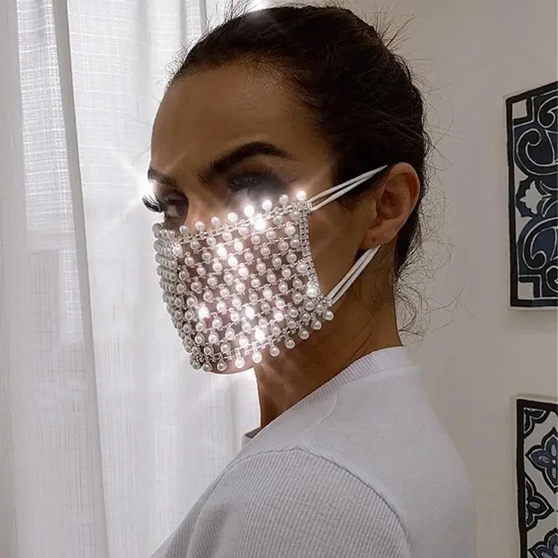 Pearl Face Mask | Fashionsarah.com