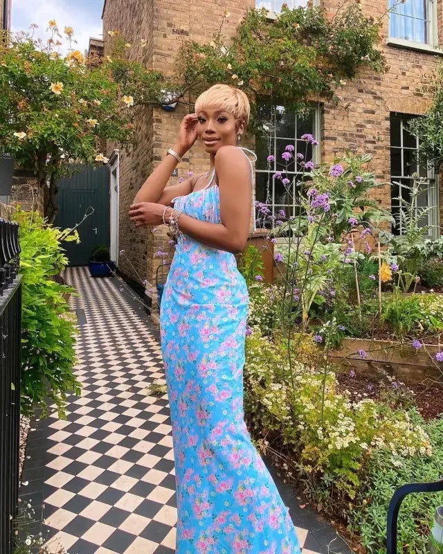 Maxi Floral Sun dress | Fashionsarah.com