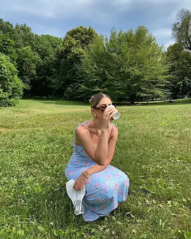 Maxi Floral Sun dress | Fashionsarah.com