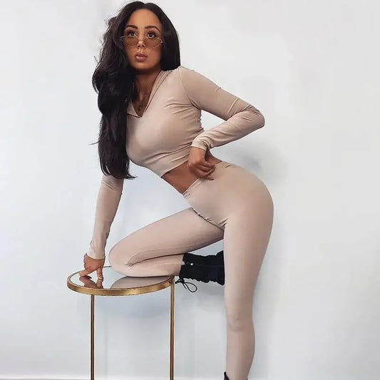 Autumn Fitness Legging Set | Fashionsarah.com