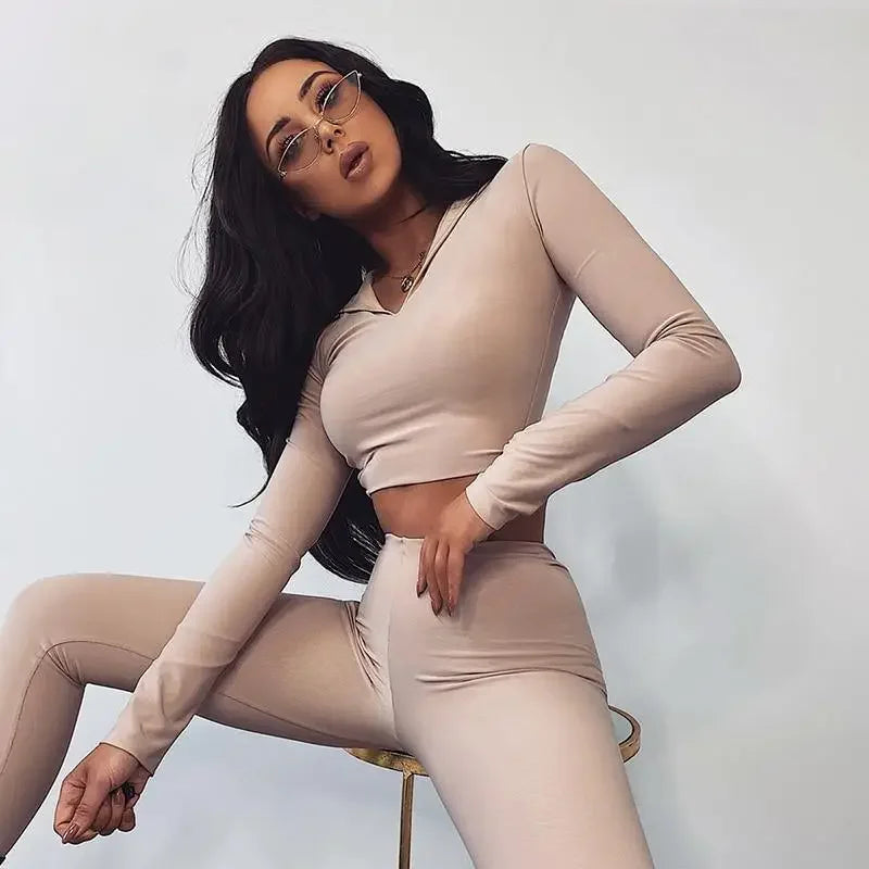 Autumn Fitness Legging Set | Fashionsarah.com