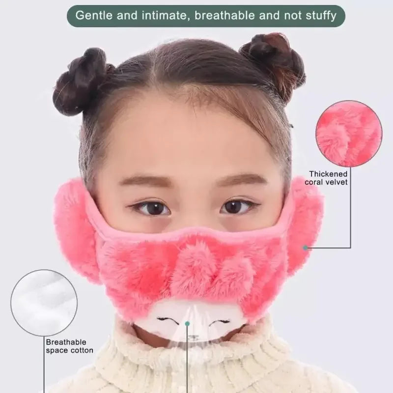 Children Winter Cartoon Mask | Fashionsarah.com