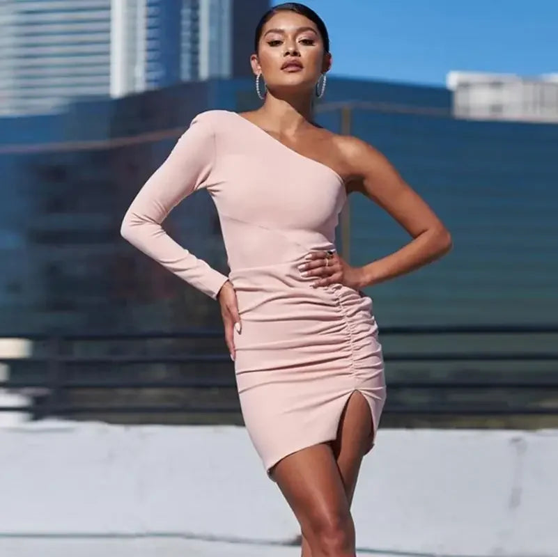 Draped Mini Dress | Fashionsarah.com