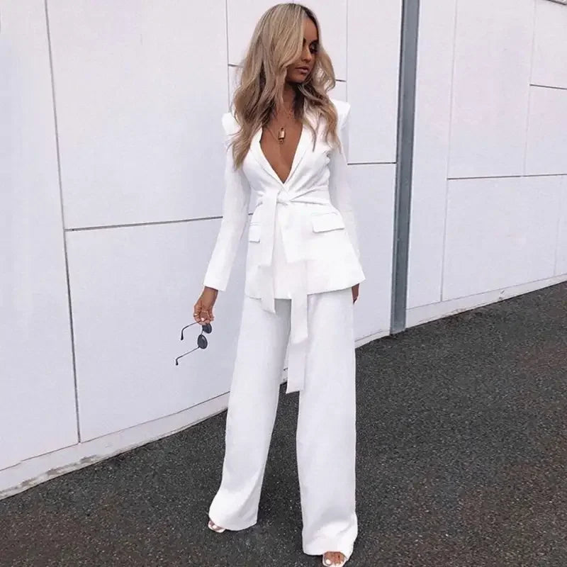 Tailored Blazer with Trousers Sets | Fashionsarah.com