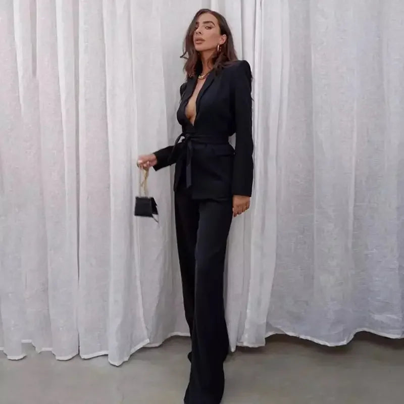 Tailored Blazer with Trousers Sets | Fashionsarah.com