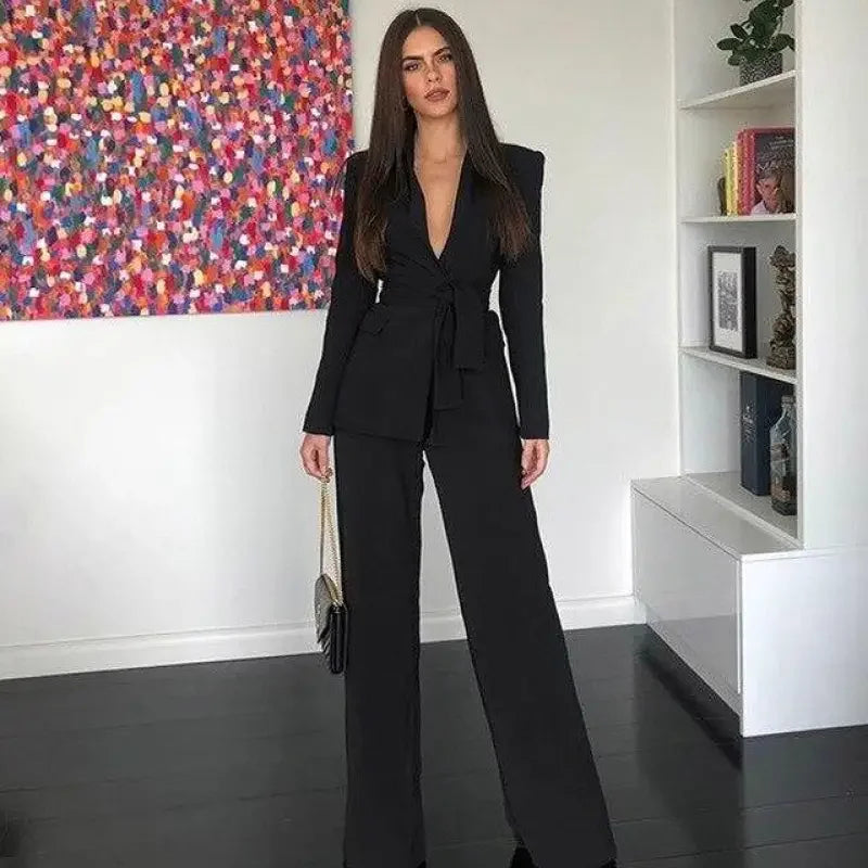 Tailored Blazer with Trousers Sets | Fashionsarah.com