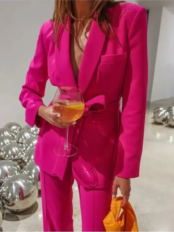 Tailored Blazer with Trousers Sets | Fashionsarah.com