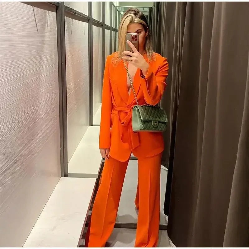 Tailored Blazer with Trousers Sets | Fashionsarah.com