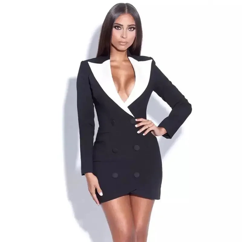 Elegant Blazer Dress | Fashionsarah.com