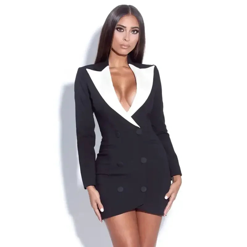 Elegant Blazer Dress | Fashionsarah.com