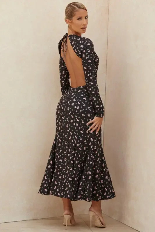 Romantic Backless Maxi Dress | Fashionsarah.com