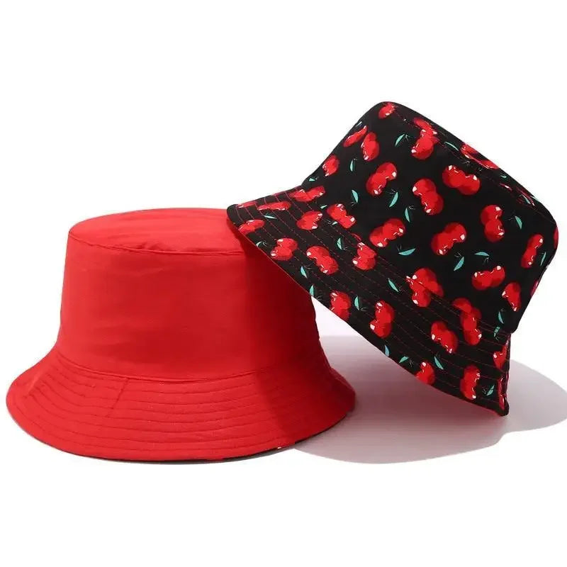 New Fruit Cherry Bucket Hats | Fashionsarah.com