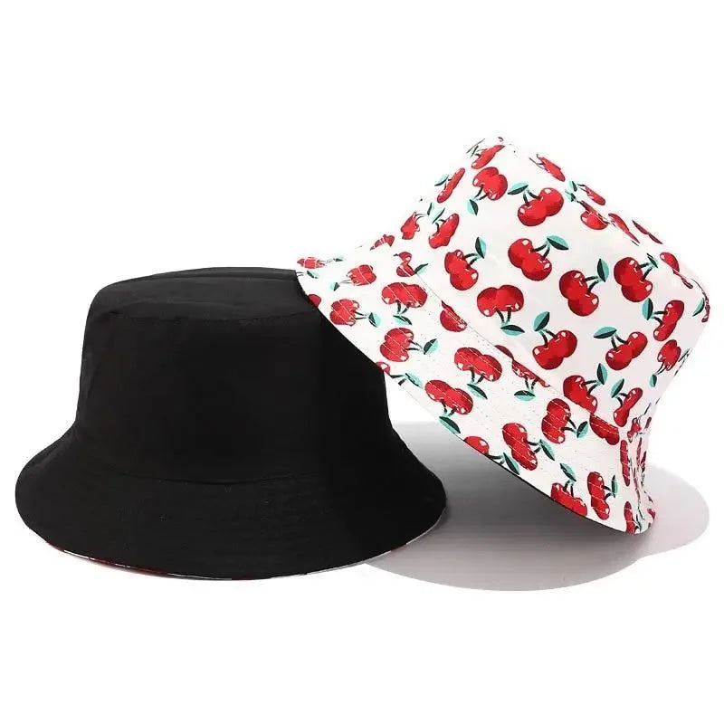 New Fruit Cherry Bucket Hats | Fashionsarah.com