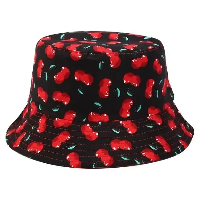 New Fruit Cherry Bucket Hats | Fashionsarah.com