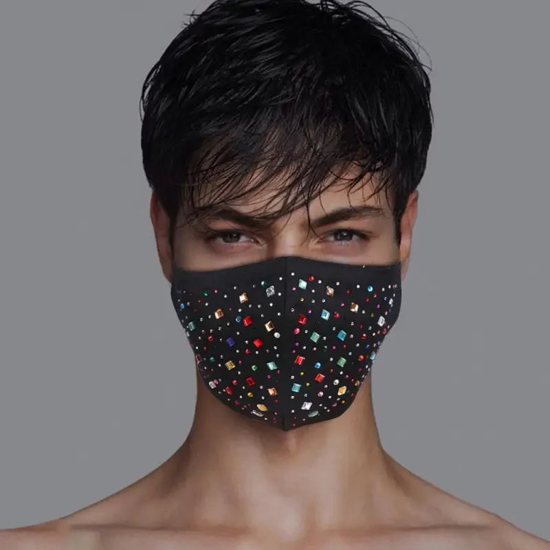 Rhinestone Jewelry Face Masks | Fashionsarah.com