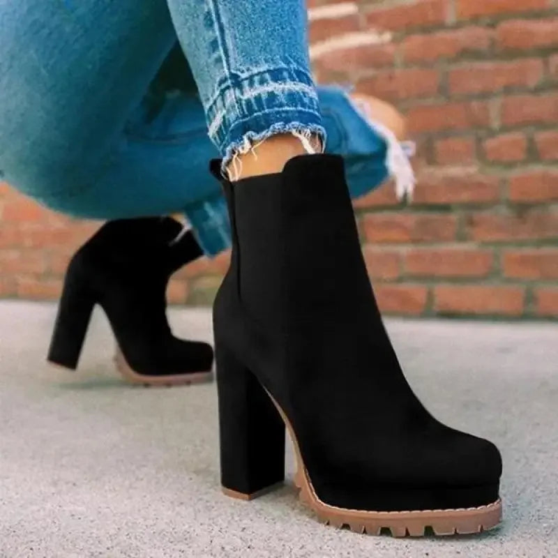 Winter Platform Ankle Boots | Fashionsarah.com