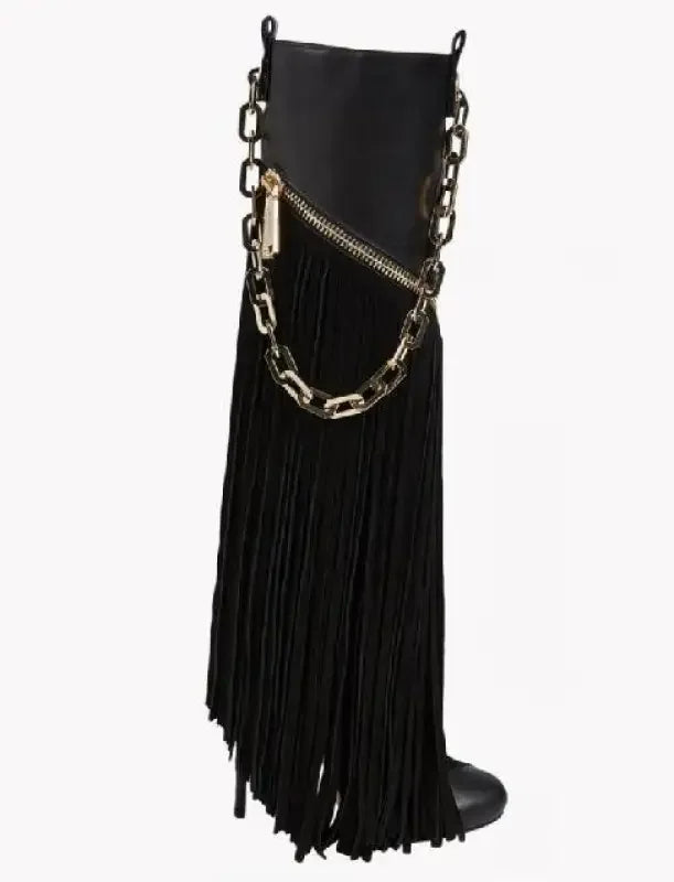 Stiletto Boots with Chains | Fashionsarah.com