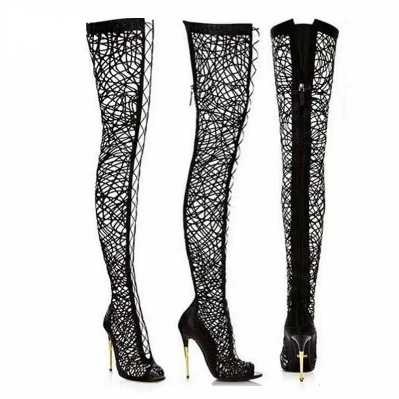 Lace Gladiator Boots | Fashionsarah.com