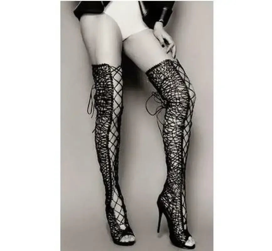 Lace Gladiator Boots | Fashionsarah.com