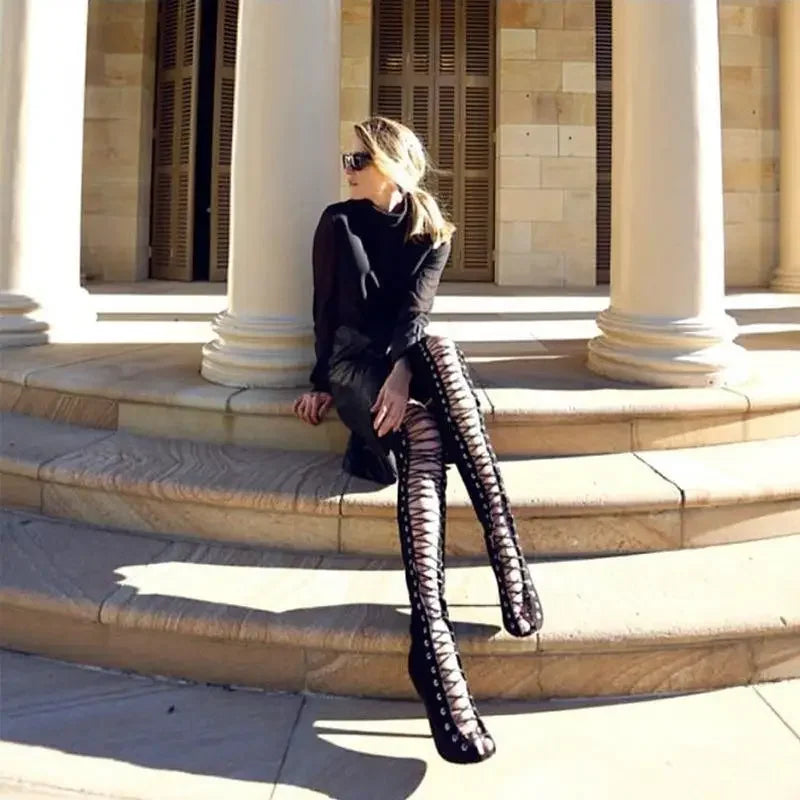 Open Over the knee Boots | Fashionsarah.com