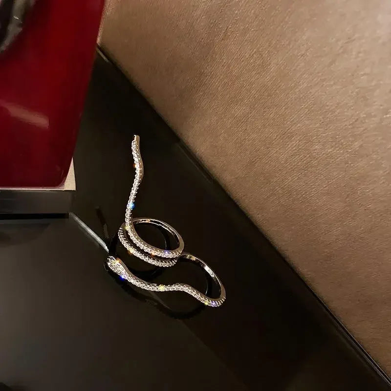 Cool Snake Crystal Ring | Fashionsarah.com