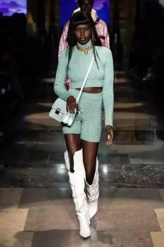 Unique Cube Runway Boots | Fashionsarah.com