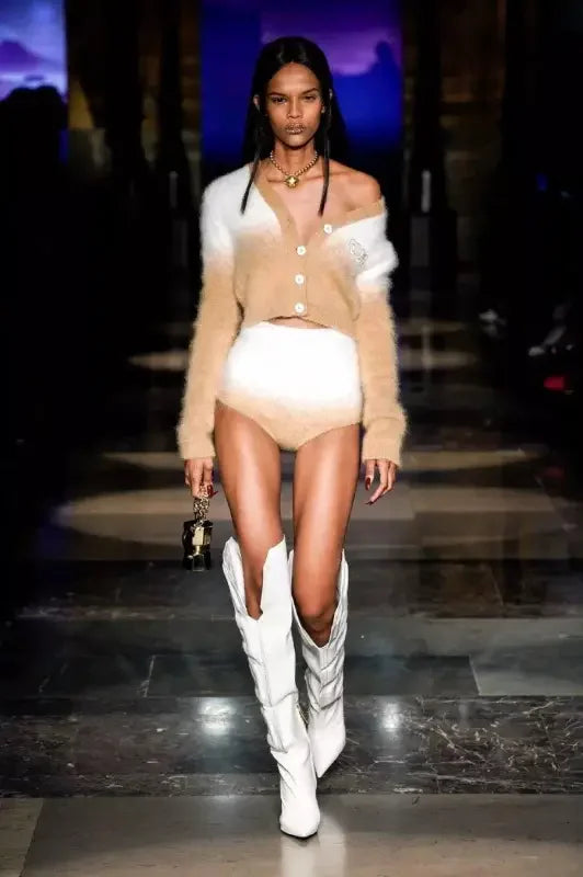 Unique Cube Runway Boots | Fashionsarah.com