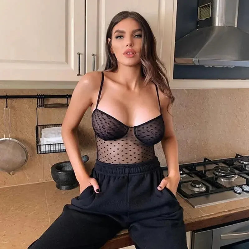 Teddy Mesh Babydoll | Fashionsarah.com