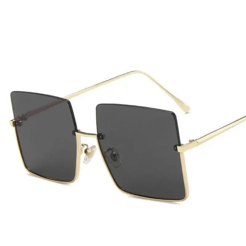 Metal Semi-rimless Sunglasses | Fashionsarah.com