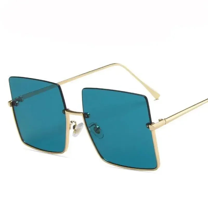 Metal Semi-rimless Sunglasses | Fashionsarah.com