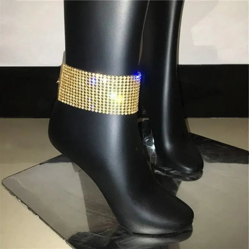 Rhinestones Ankle Bracelet | Fashionsarah.com