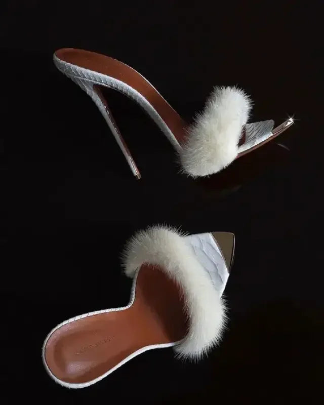 High Heel with Metal Pointed Toe | Fashionsarah.com