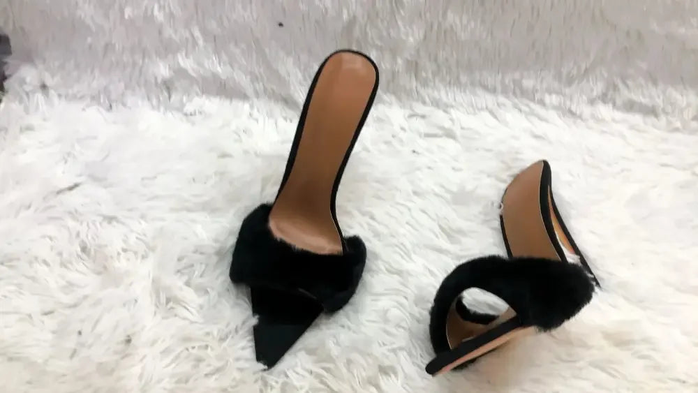 High Heel with Metal Pointed Toe | Fashionsarah.com