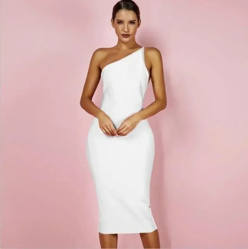 One Shoulder Backless Dress | Fashionsarah.com