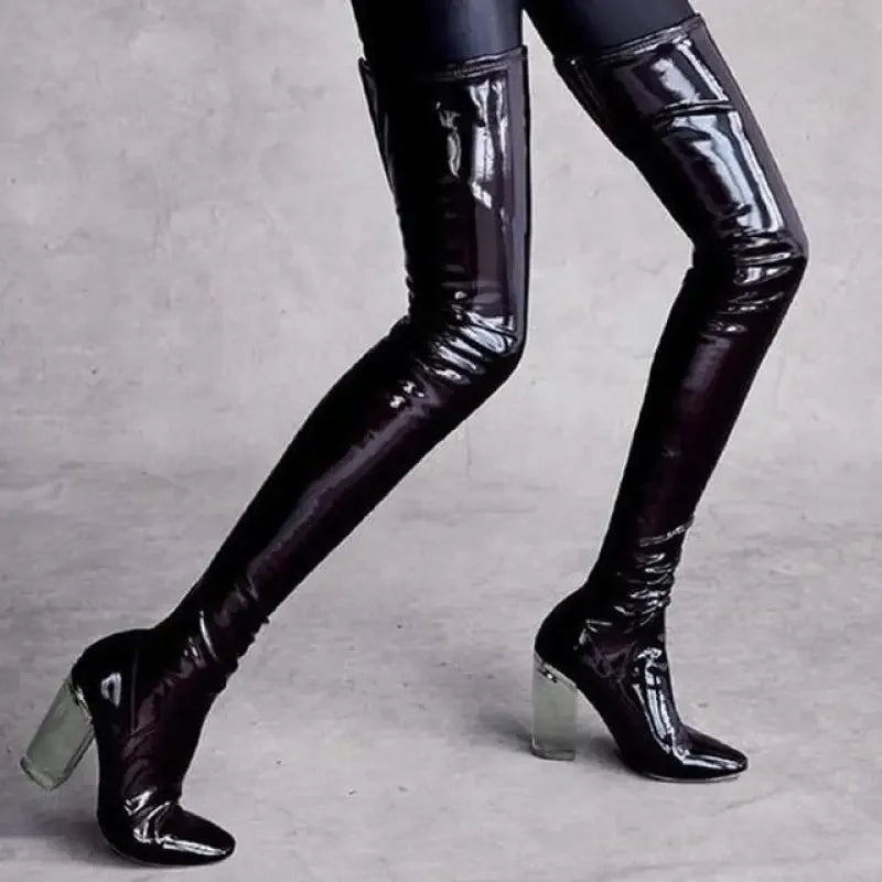 Black Fashion Show Boots | Fashionsarah.com