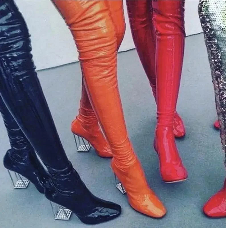 Black Fashion Show Boots | Fashionsarah.com