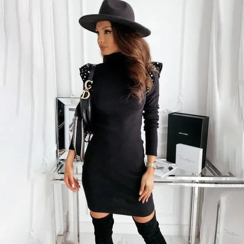 Ruffles Autumn Dress | Fashionsarah.com